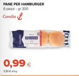 Oasi Pane per hamburger Consilia offerta