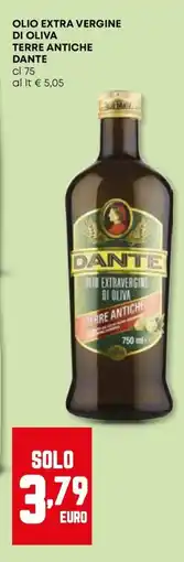 Kanguro Olio extra vergine di oliva Terre Antiche Dante offerta