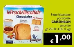 Maxi Supermercati Fette biscottate classiche GrissinBon offerta