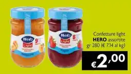 Maxi Supermercati Confettura light HERO offerta