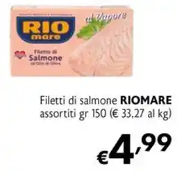 Maxi Supermercati Filetti di salmone RIOMARE offerta
