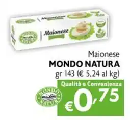 Maxi Supermercati Maionese Mondo Natura offerta