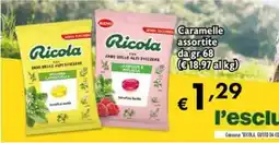 Maxi Supermercati Caramelle Ricola assortite offerta