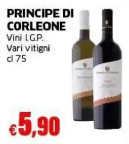 Mercati Alimentari Principe di Corleone Vini I.G.P. offerta