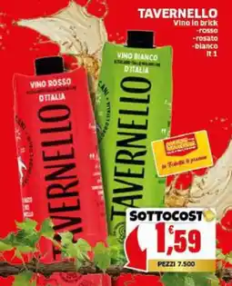 Mercati Alimentari Tavernello Vino in brick offerta