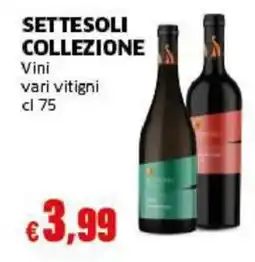 Mercati Alimentari Settesoli collezione vini vari vitigni offerta