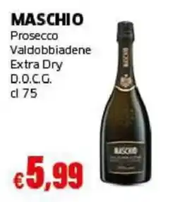 Mercati Alimentari Maschio Prosecco Valdobbiadene Extra Dry offerta