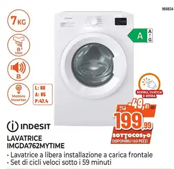 Lavatrice Indesit IMGDA762MYTIME
