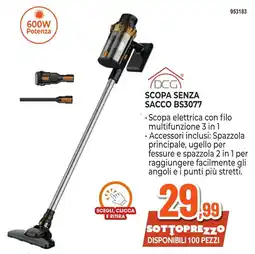 Expert Di Lella Scopa senza sacco DCG BS3077 offerta