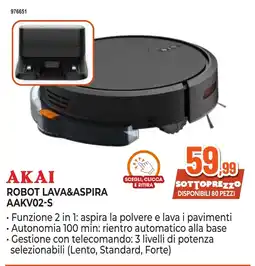 Expert Di Lella Akai robot lava&aspira aakv02-s offerta