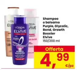 Interspar Shampoo o balsamo Purple, Glycolic, Bond, Growth Booster Elvive offerta