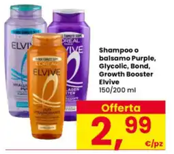 Interspar Shampoo o balsamo Purple, Glycolic, Bond, Growth Booster Elvive offerta