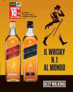 Panorama Whiskey Black Label Johnnie Walker offerta