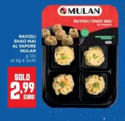 Panorama Ravioli Shao Mai al vapore Mulan offerta
