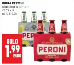 Panorama Birra Peroni classica offerta