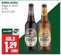 Panorama Birra Kozel offerta