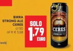 Panorama Birra strong ale Ceres offerta