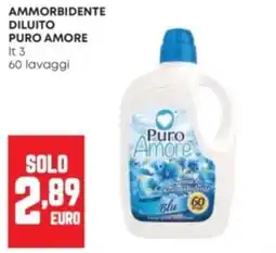 Panorama Ammorbidente diluito Puro Amore offerta