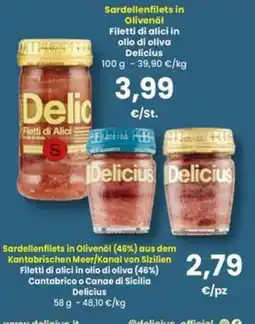 Interspar Filetti di alici in olio di oliva offerta