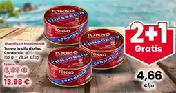 Interspar Tonno in olio d'oliva Consorcio offerta