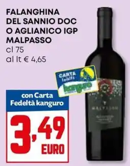Kanguro Falanghina del Sannio DOC o Aglianico IGP Malpasso offerta