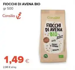 Oasi Fiocchi di avena bio Consilia offerta