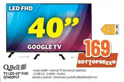 Extracoop Q.Bell TV LED 40" FHD offerta