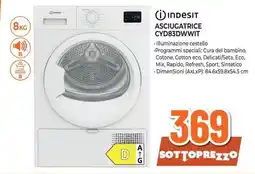Extracoop Indesit asciugatrice CYD83DWWIT offerta