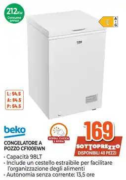 Expert Di Lella Congelatore a pozzo Beko offerta
