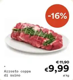 Borello Supermercati Arrosto coppa di suino offerta