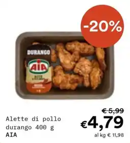 Borello Supermercati Alette di pollo durango AIA offerta