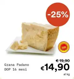 Borello Supermercati Grana Padano DOP 16 mesi offerta