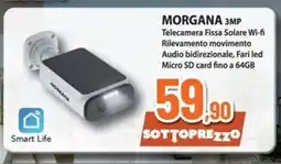 Extracoop Morgana telecamera fissa solare wi-fi offerta