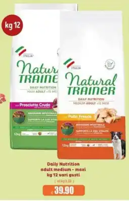 Elite Pet Natural Trainer Daily Nutrition adult medium - maxi offerta