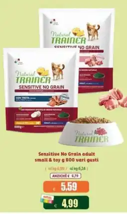 Elite Pet Natural Trainer Sensitive No Grain offerta