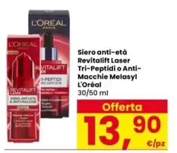 Interspar Siero anti-età Revitalift Laser L'Oréal offerta