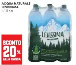 Panorama Acqua naturale Levissima offerta