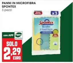 Panorama Panni in microfibra Spontex offerta