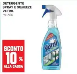 Panorama Detergente spray e squeeze Vetril offerta