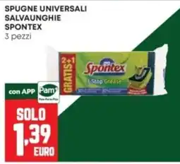 Panorama Spugne universali salvaunghie Spontex offerta