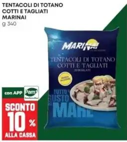 Panorama Tentacoli di totano cotti e tagliati Marinai offerta