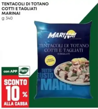 Panorama Tentacoli di totano cotti e tagliati Marinai offerta