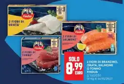 Panorama 2 Fiori di Branzino, Orata, Salmone o Tonno Findus offerta