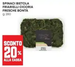 Panorama Spinaci all'olio Fresche Bontà offerta