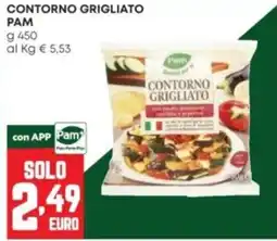 Panorama Contorno grigliato Pam offerta