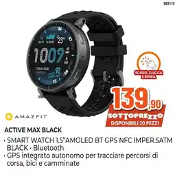 Expert Di Lella Amazfit Active Max Black offerta