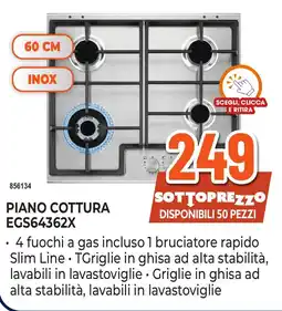 Expert Di Lella Piano cottura EGS64362X offerta