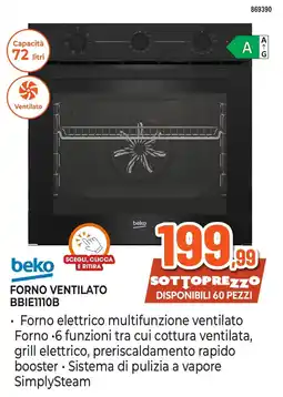 Expert Di Lella Forno ventilato Beko offerta