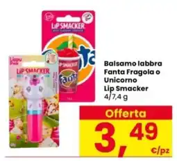 Interspar Balsamo labbra Fanta Fragola o Unicorno Lip Smacker offerta