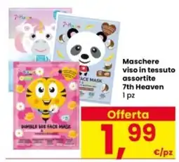 Interspar Maschere viso in tessuto assortite 7th Heaven offerta